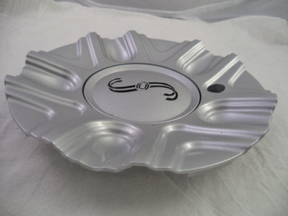 SSC / Sears Silver Custom Wheel Center Cap Caps # MCD1586YA01 / SJ106-18 (1 CAP)