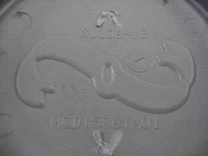 SSC / Sears Silver Custom Wheel Center Cap Caps # MCD1586YA01 / SJ106-18 (1 CAP)