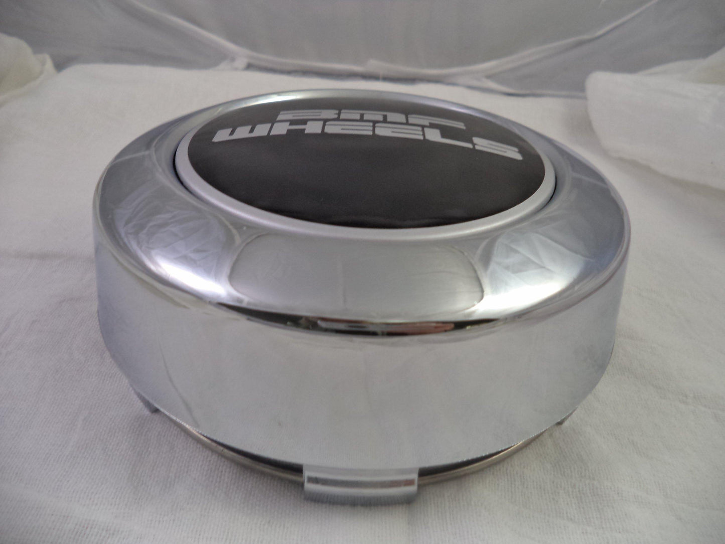 BMF Wheels Center Caps Chrome Shorty - Fits All 8 Lug (1 Cap) BMF Logo