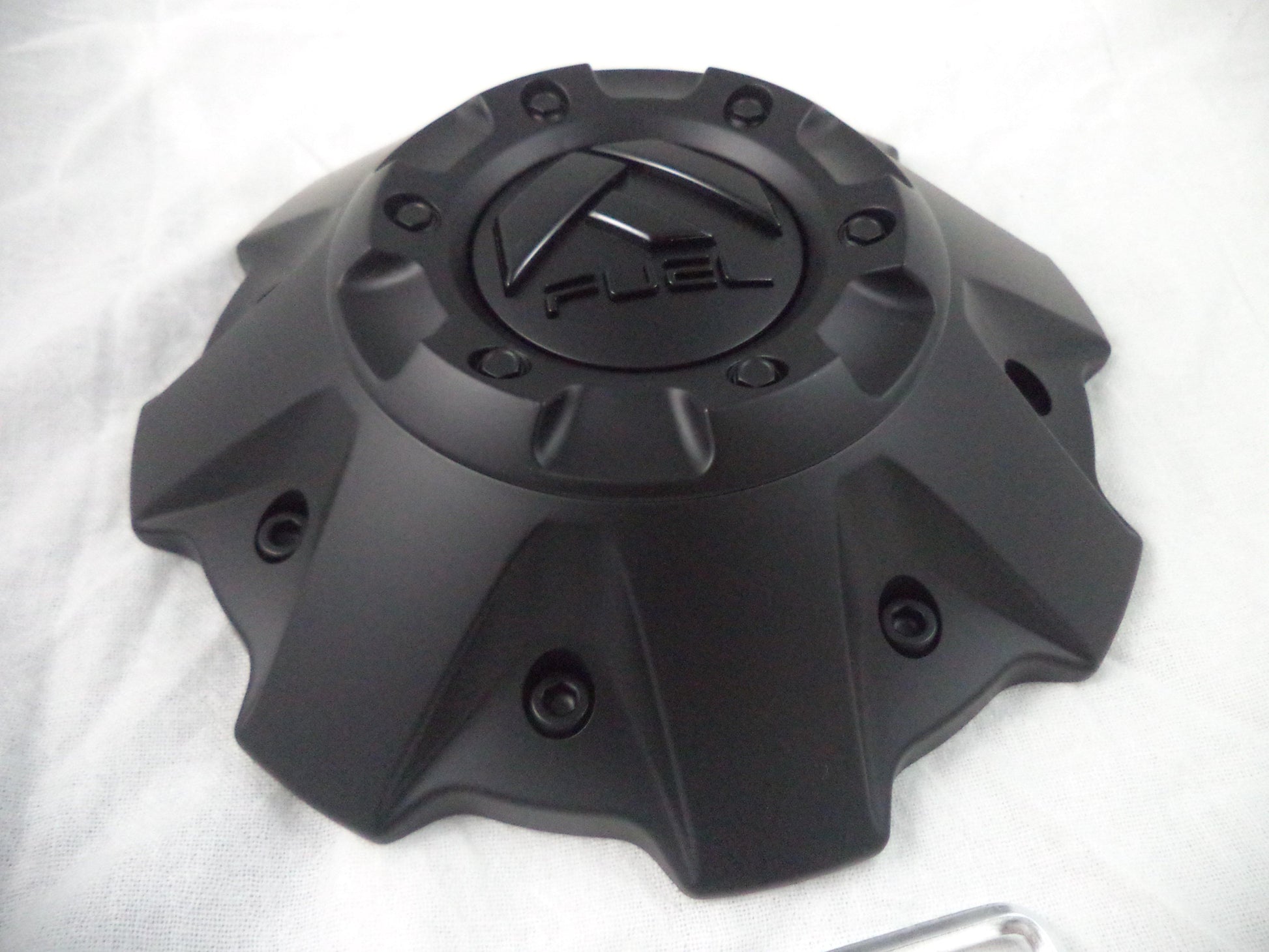 Fuel Offroad Wheel Center Cap 1001-63MBGB Flat Black / Gloss Logo 5+6 Lug (1 CAP)