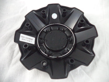 Fuel Offroad Wheel Center Cap 1001-63MBGB Flat Black / Gloss Logo 5+6 Lug (1 CAP)
