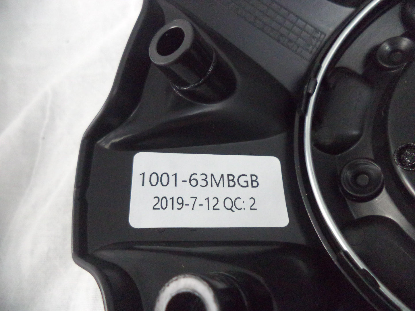 Fuel Offroad Wheel Center Cap 1001-63MBGB Flat Black / Gloss Logo 5+6 Lug (1 CAP)