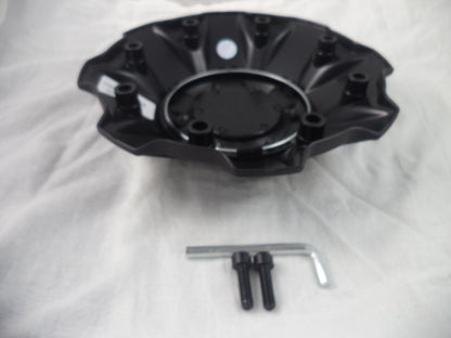 Fuel Offroad Wheel Center Cap 1001-63MBGB Flat Black / Gloss Logo 5+6 Lug (1 CAP)