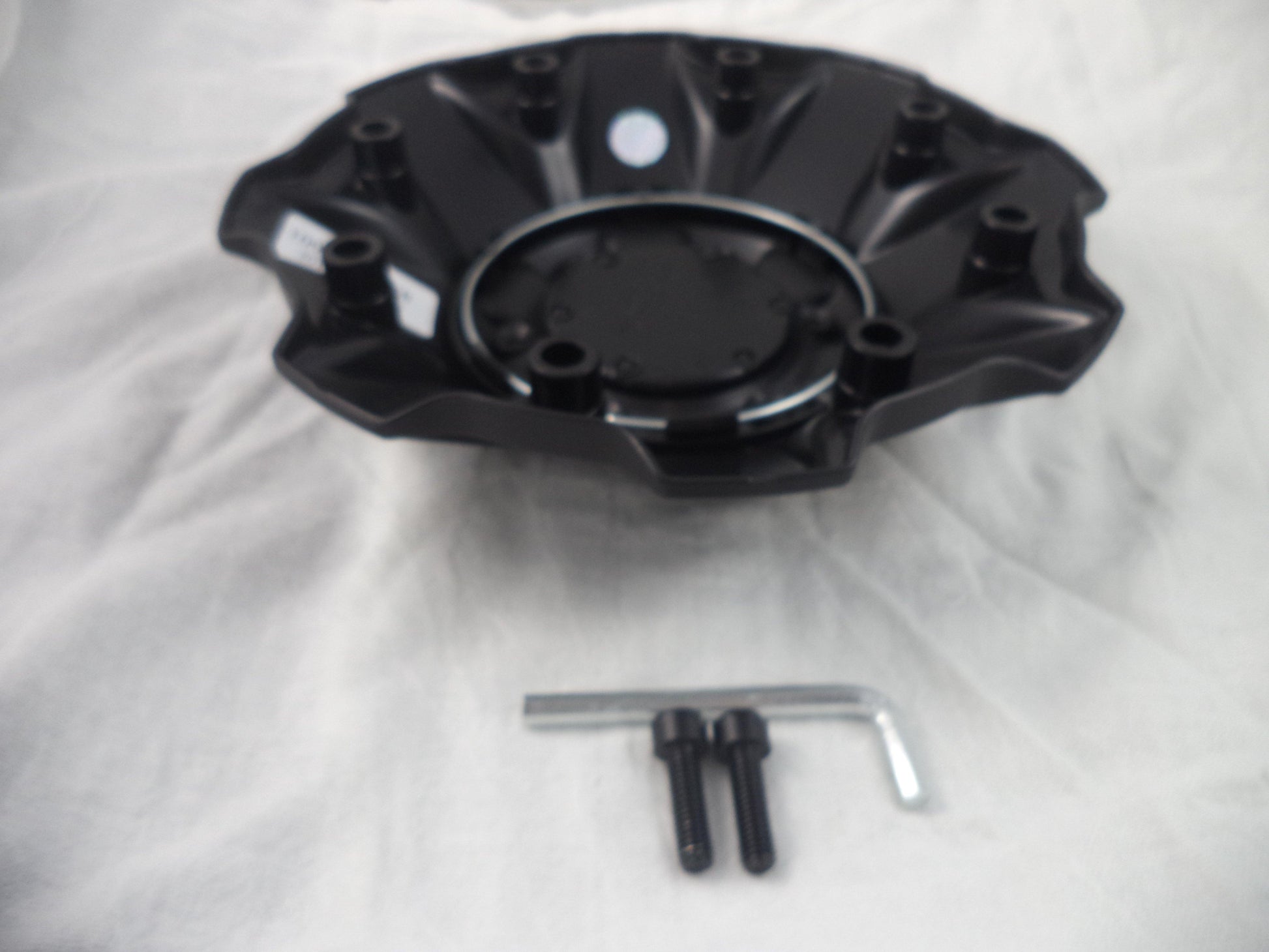 Fuel Offroad Wheel Center Cap 1001-63MBGB Flat Black / Gloss Logo 5+6 Lug (4 CAPS)