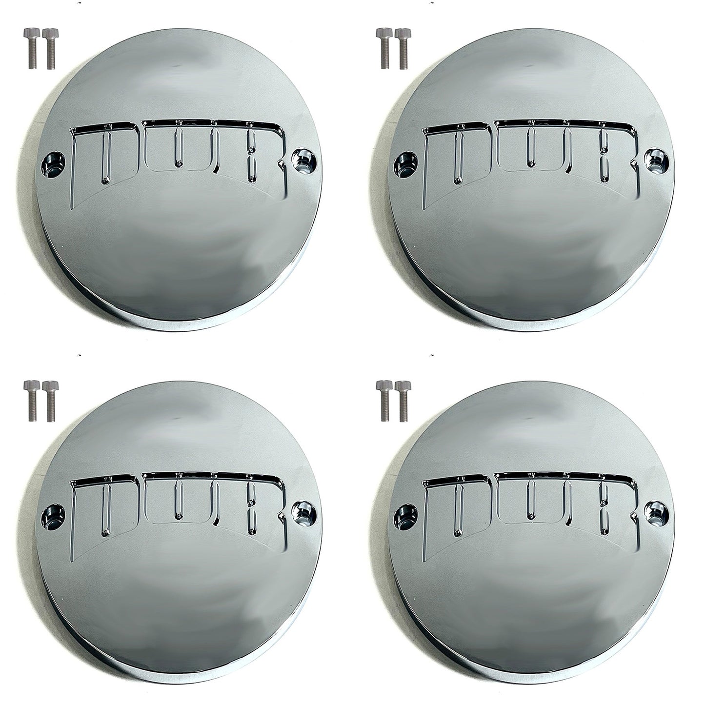 Dub Wheels Chrome Custom Wheel Center Cap # 8530-15 (4 CAPS)