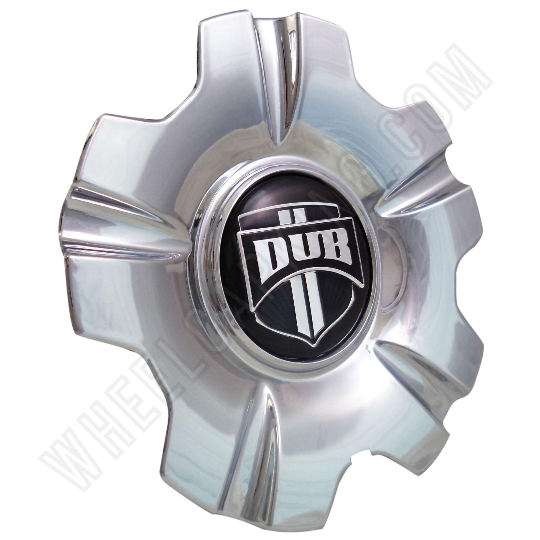 DUB Wheels Chrome Custom Wheel Center Cap # 4670-15 (1 CAP)