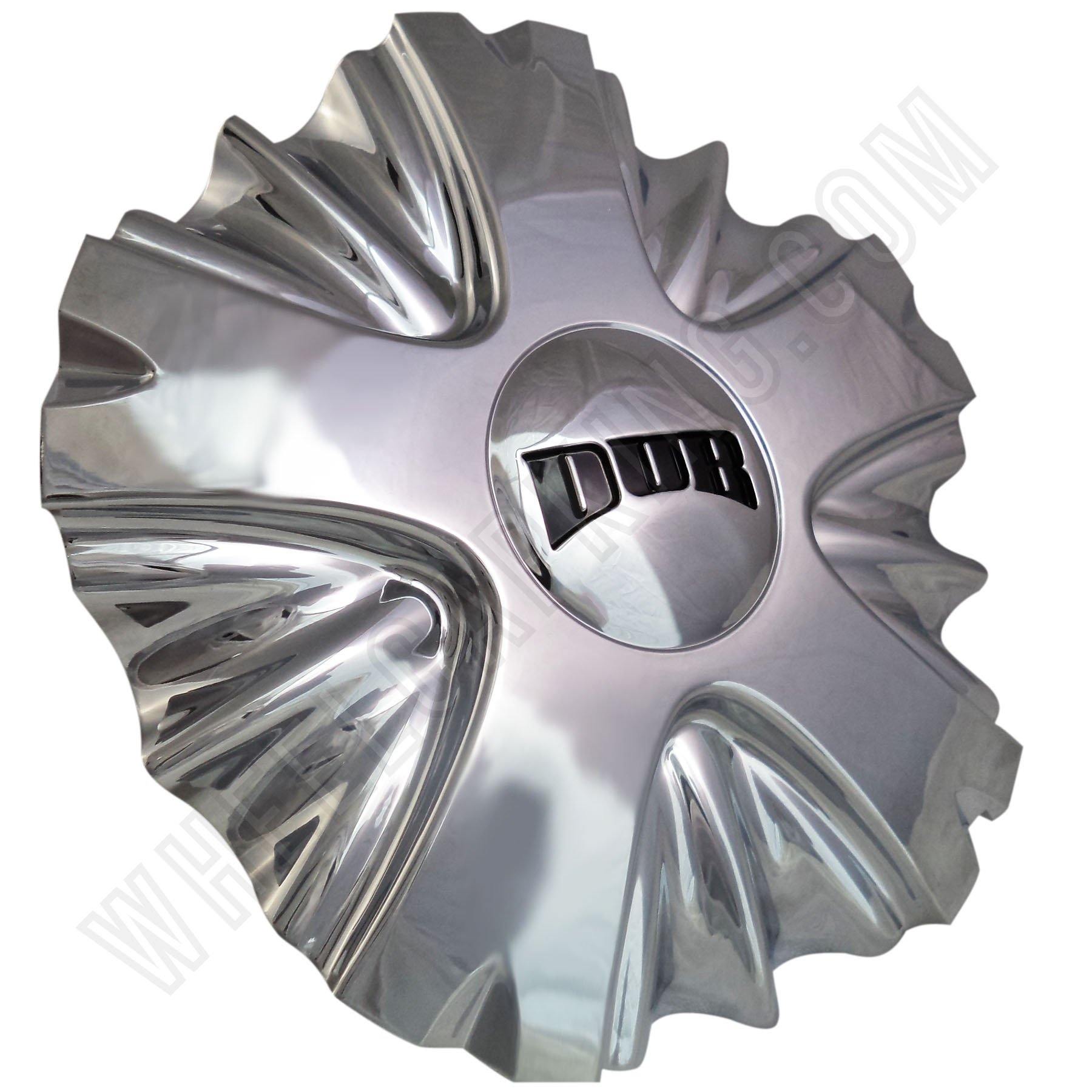 Dub Wheels Chrome Custom Wheel Center Cap # 8070-15 (1 CAP)