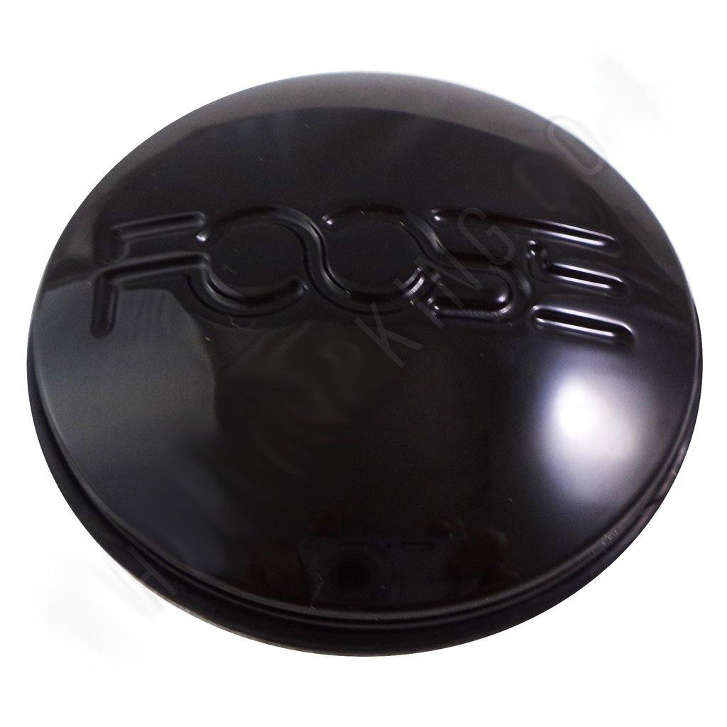 Foose Wheels Gloss Black Custom Wheel Center Cap # 1000-39 (4 CAPS)