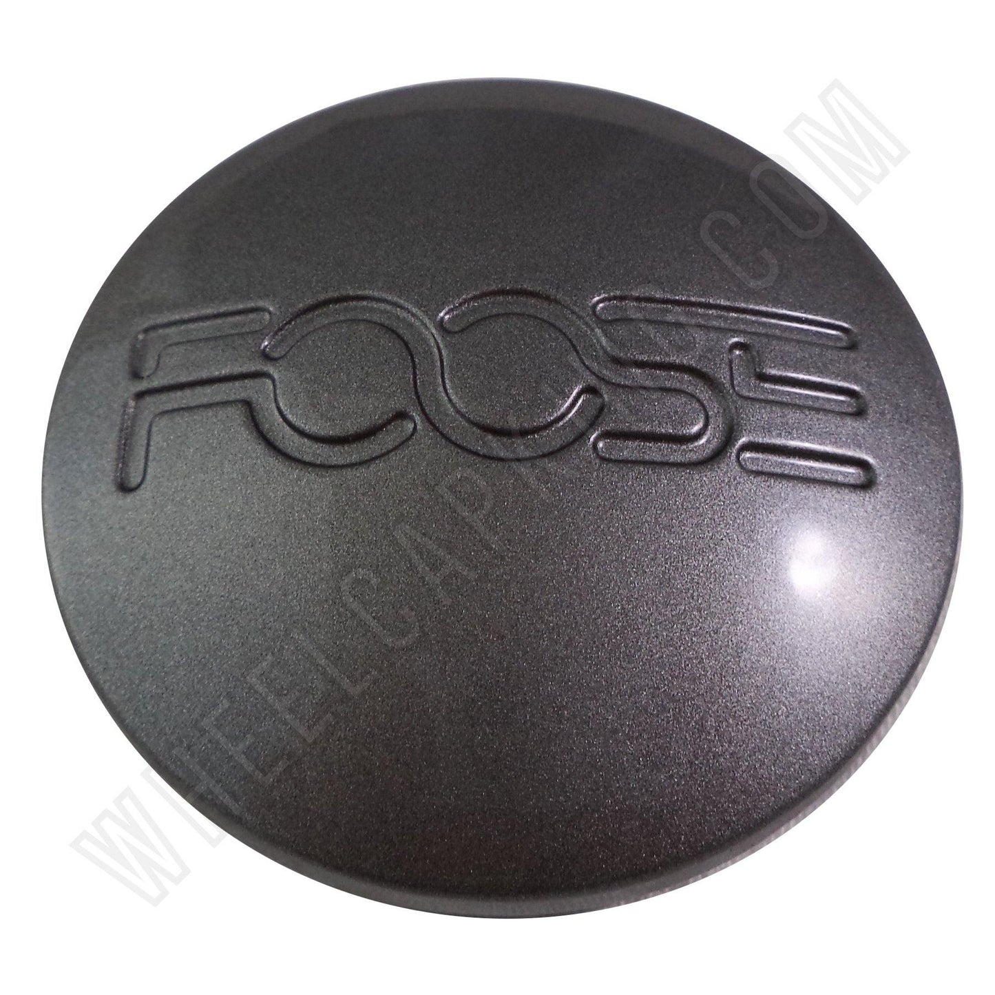 Foose Wheels Grey Custom Wheel Center Cap # 1001-13 / 7810-15 (4 CAPS)