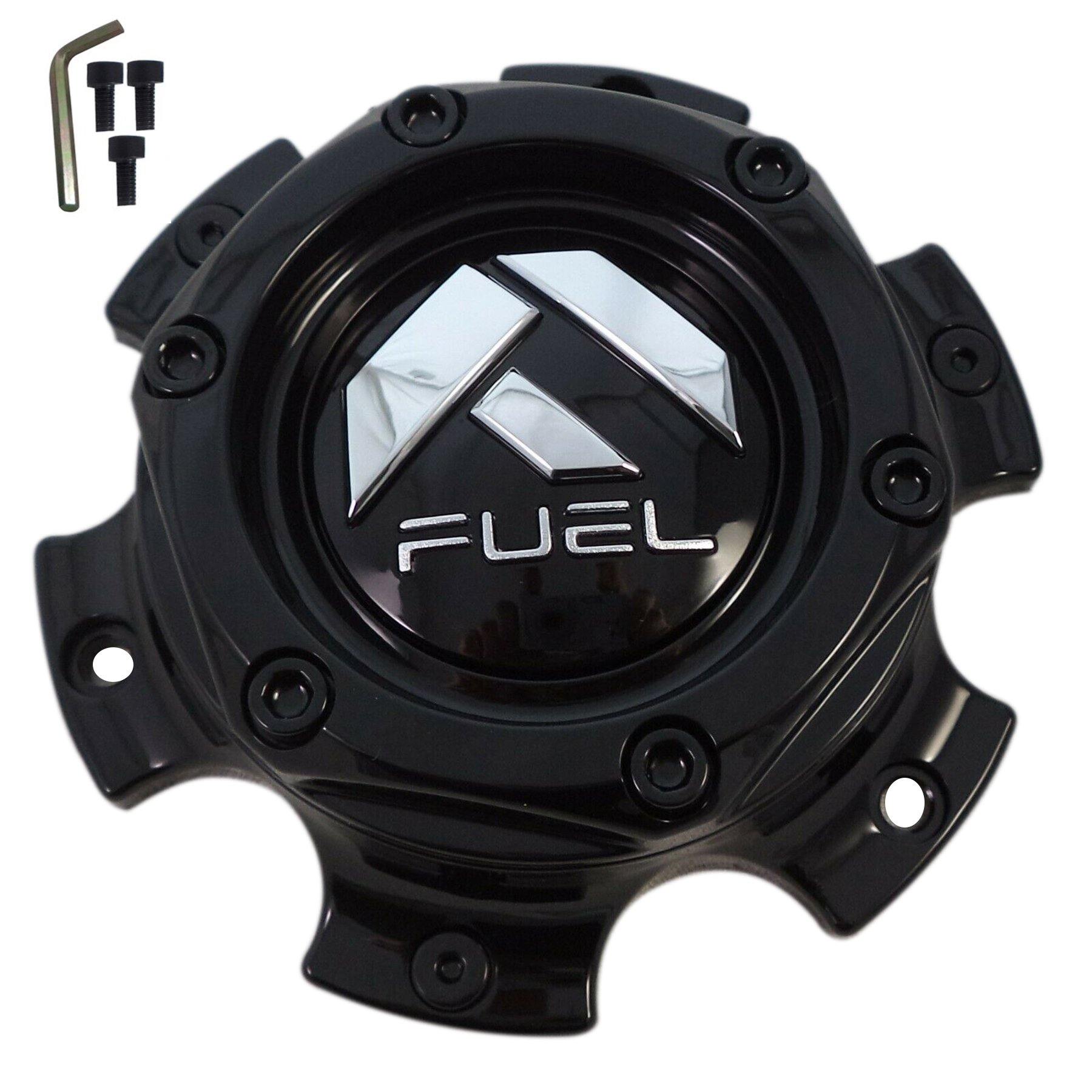 Fuel Wheels Gloss Black Center Cap # 1004-37GB / 1004-36 (1 CAP) 6x135 6x5.5