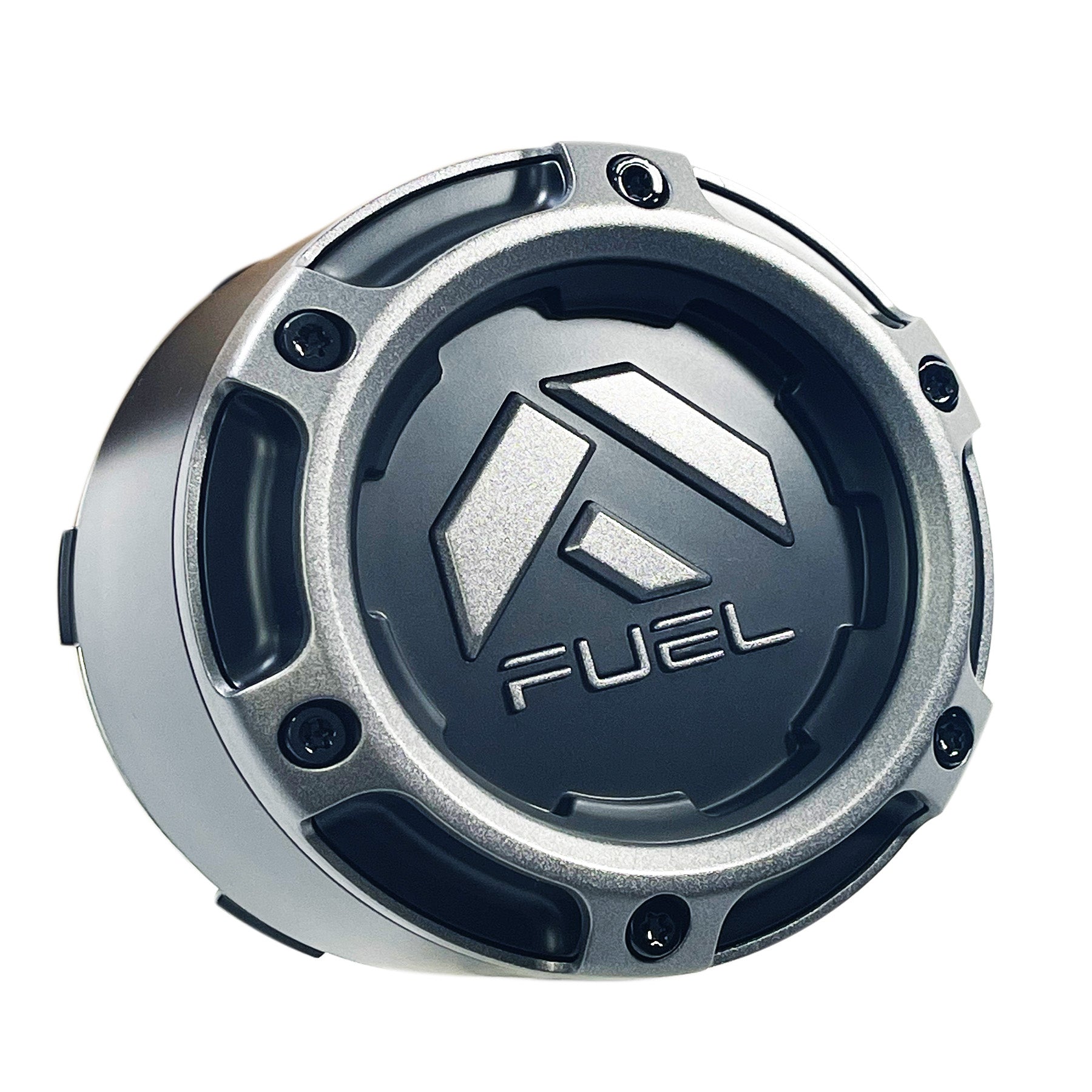 Fuel Wheels Wheel Center Cap Black / Grey Rim Cap # 1005-50SGD (1 CAP) 8 LUG