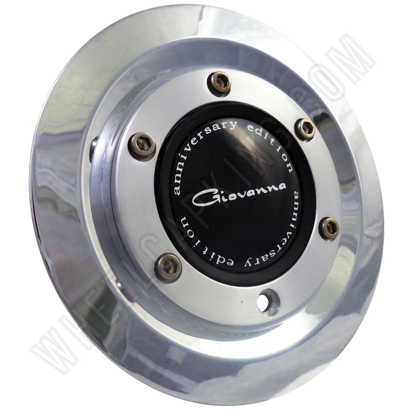 Giovanna Wheels Chrome Custom Wheel Center Cap Caps Set 4 # 1135L164-1 / 998K75