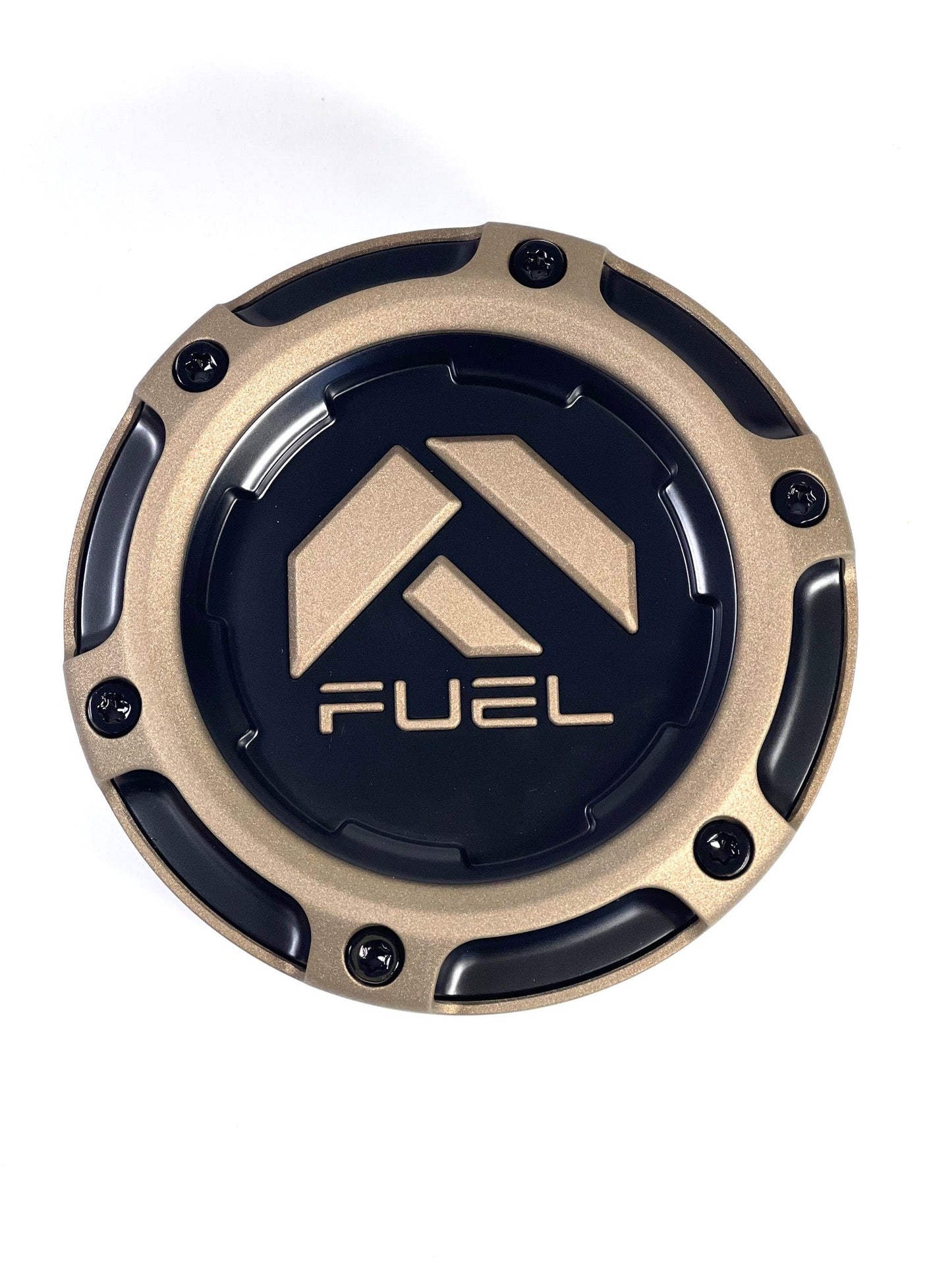 Fuel Wheels Black / Bronze Rivets Center Cap # 1005-50SZD (1 CAP) 8 LUG