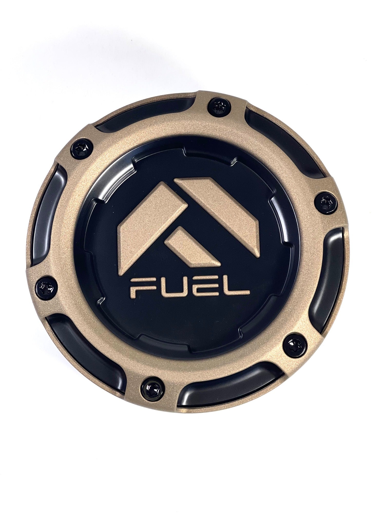 Fuel Wheels Black / Bronze Rivets Center Cap # 1005-50SZD (1 CAP) 8 LUG
