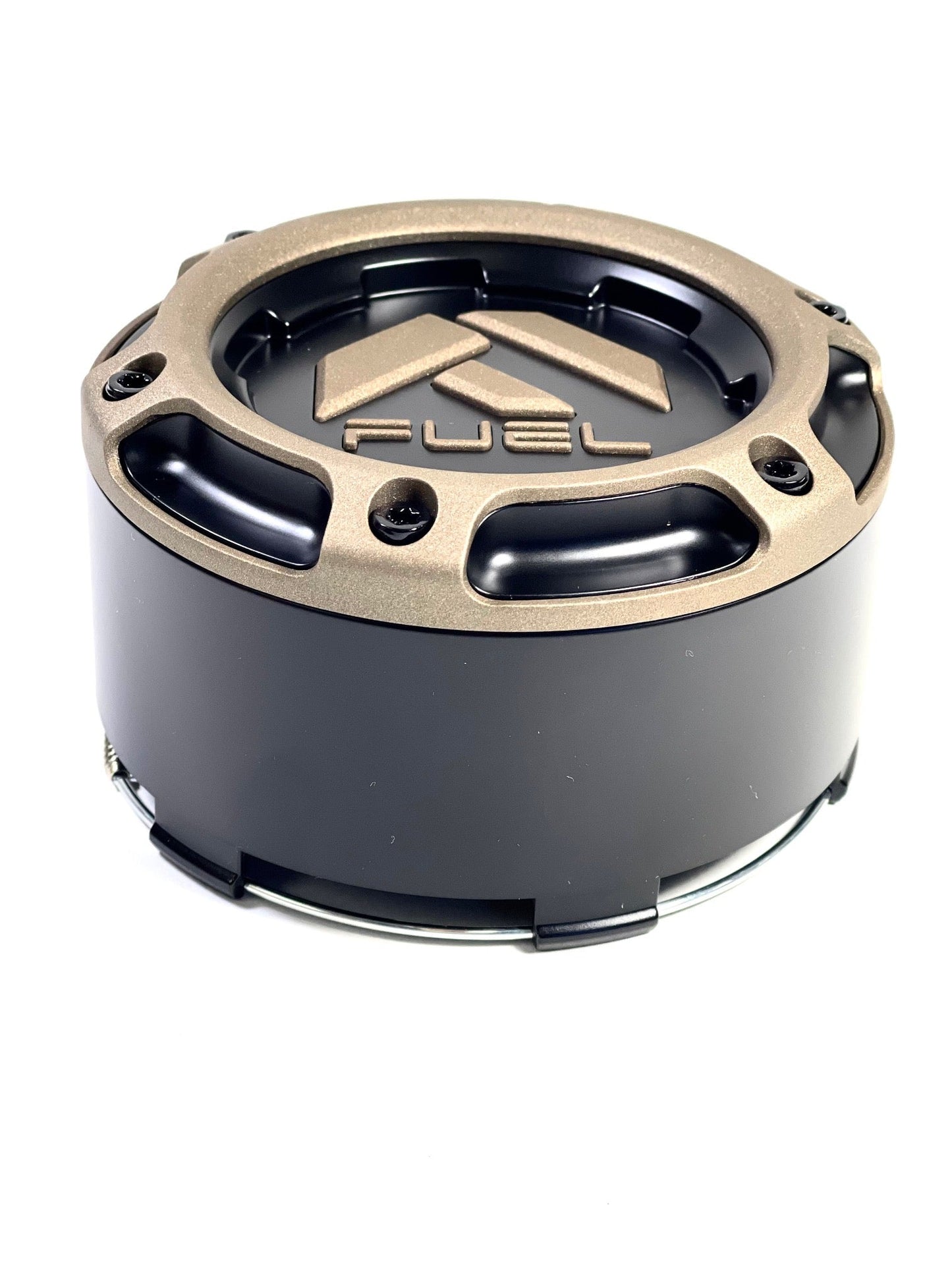Fuel Wheels Black / Bronze Rivets Center Cap # 1005-50SZD (1 CAP) 8 LUG
