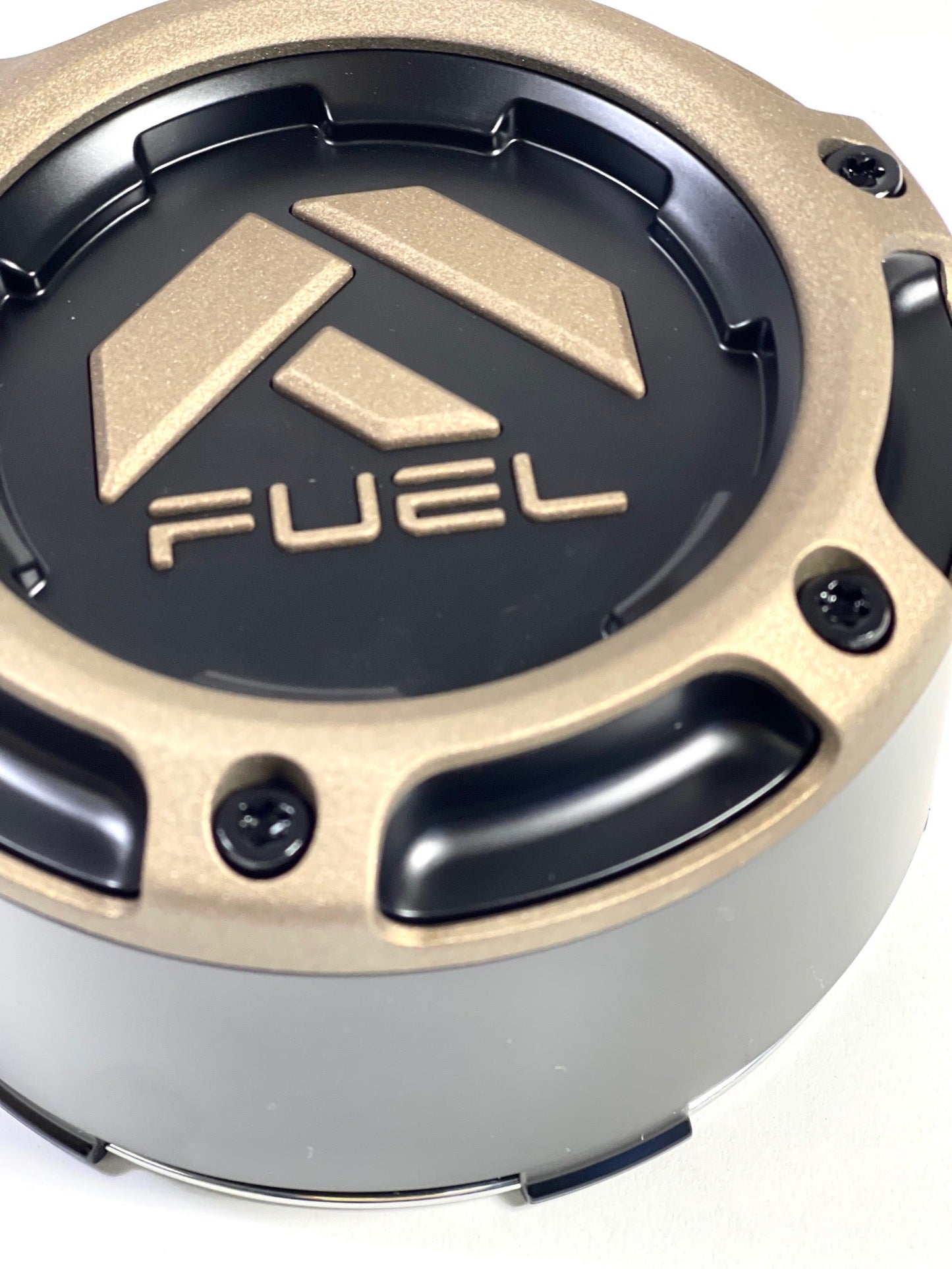 Fuel Wheels Black / Bronze Rivets Center Cap # 1005-50SZD (1 CAP) 8 LUG
