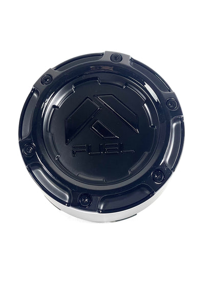 Fuel Gloss Matte Black Wheel Center Cap Snap Open-End Closed-End # 1005-50SGBLD (4 CAPS)