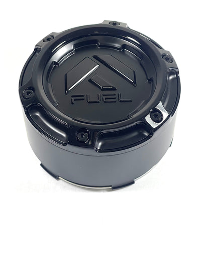 Fuel Gloss Matte Black Wheel Center Cap Snap Open-End Closed-End # 1005-50SGBLD (1 CAP)