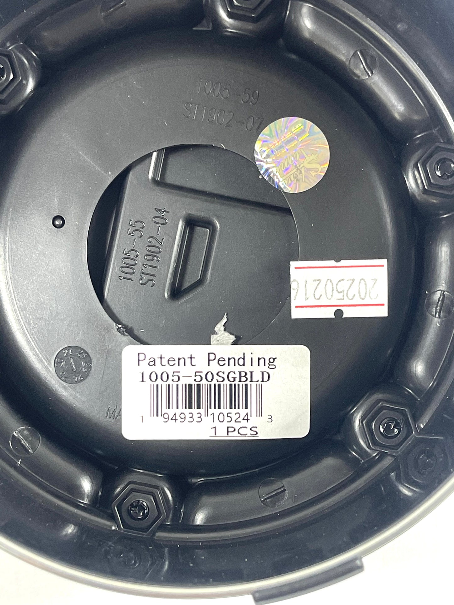 Fuel Gloss Matte Black Wheel Center Cap Snap Open-End Closed-End # 1005-50SGBLD (1 CAP)