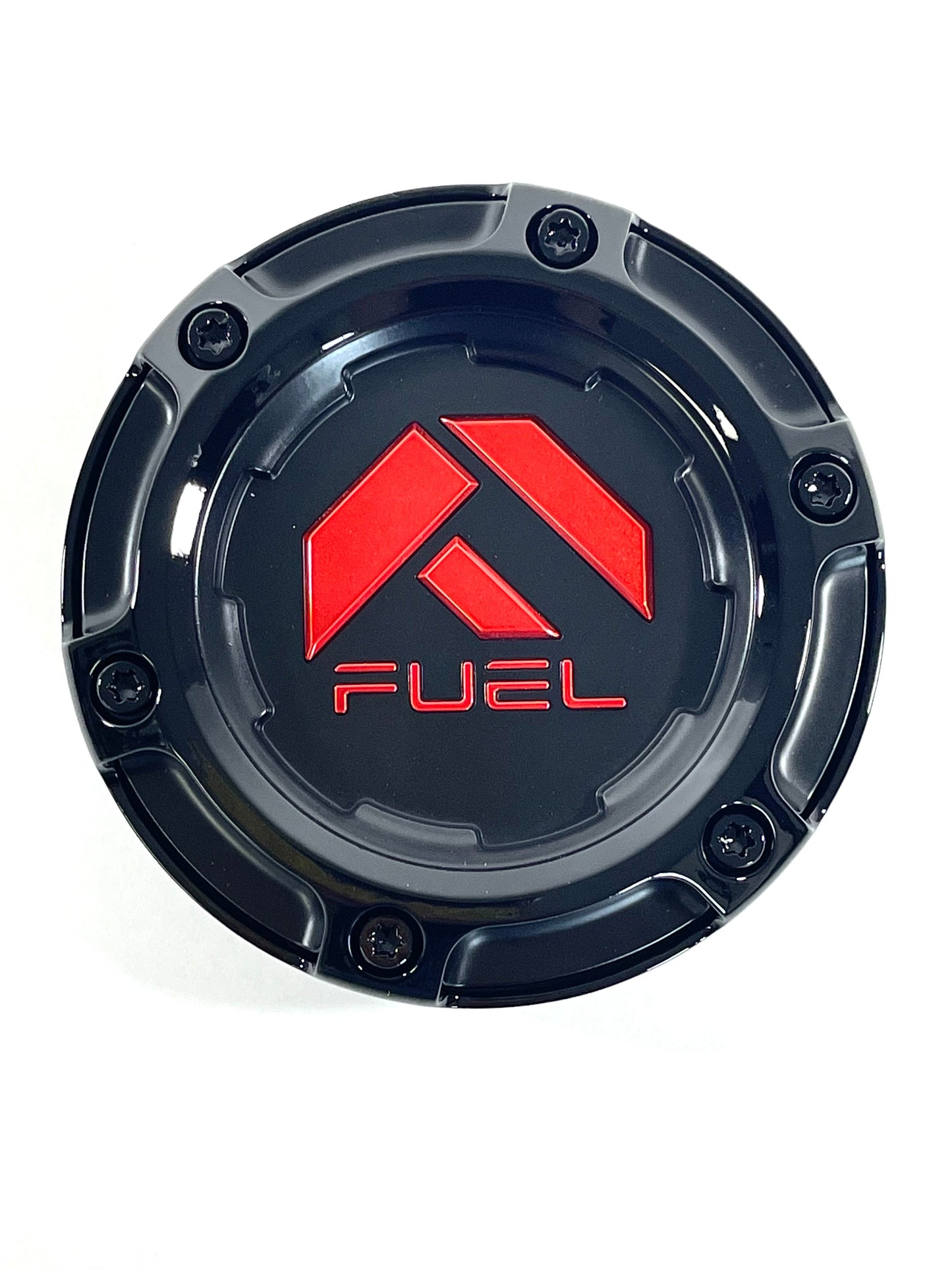Fuel Offroad Black / Red Logo Center Cap wheel middle 1004-69GBQ (4 CAPS) NEW