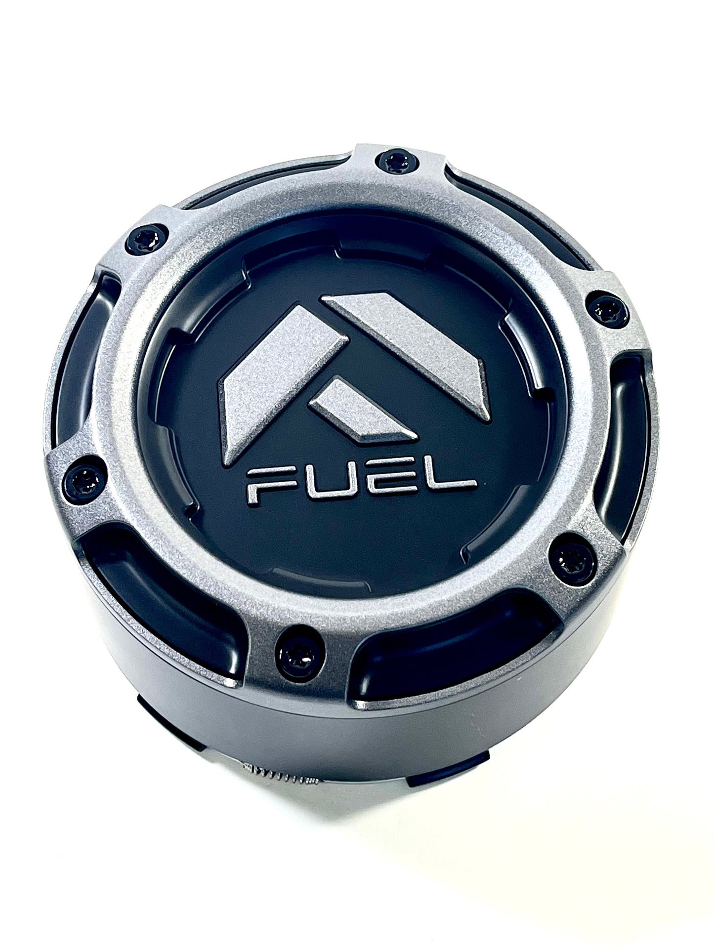 Fuel Wheels Wheel Center Cap Black / Grey Rim Cap # 1005-50SGD (1 CAP) 8 LUG