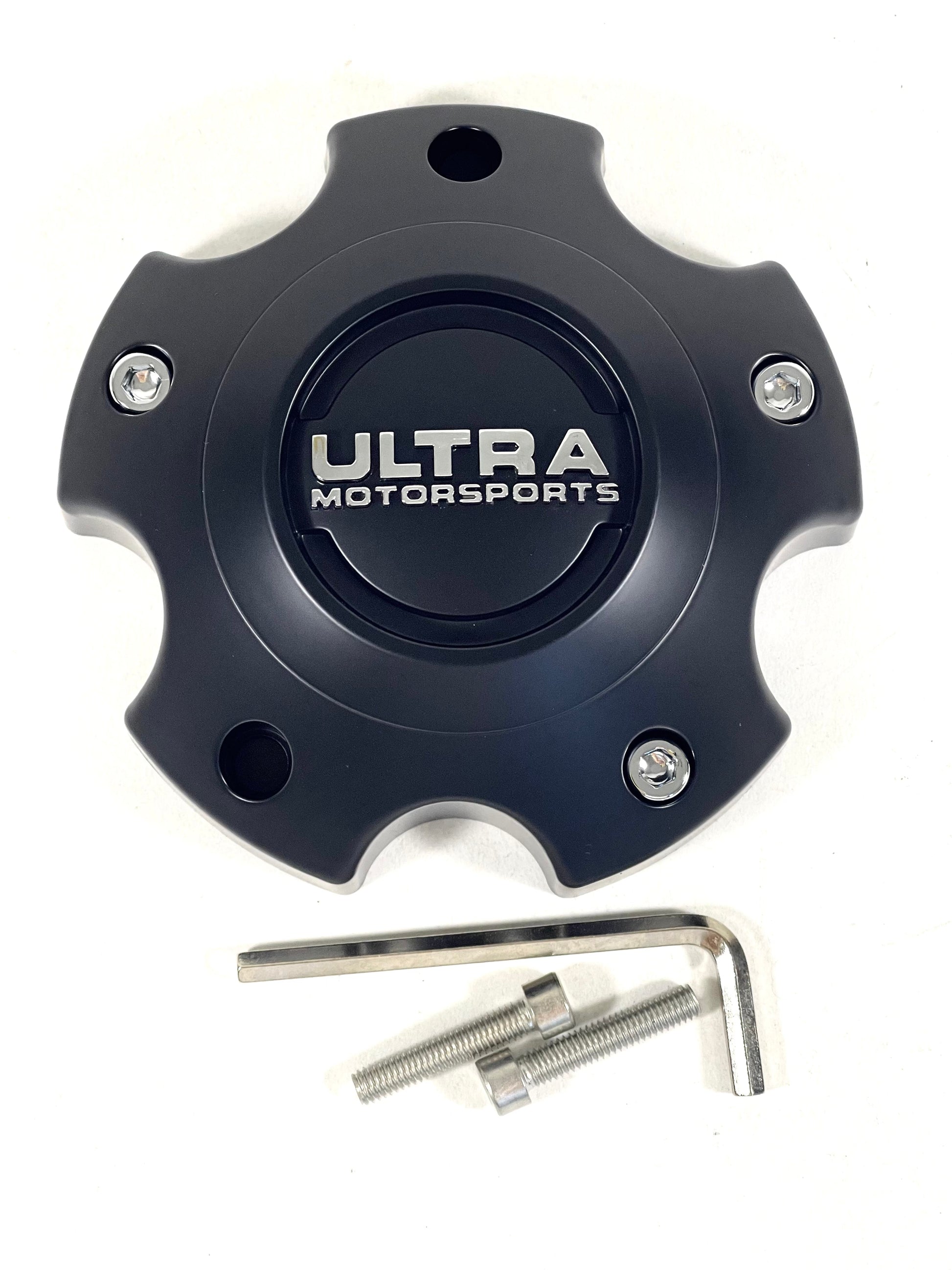 Ultra / FX Motorsports Wheels Flat Black Wheel Center Cap # 89-9755 (1 CAP)