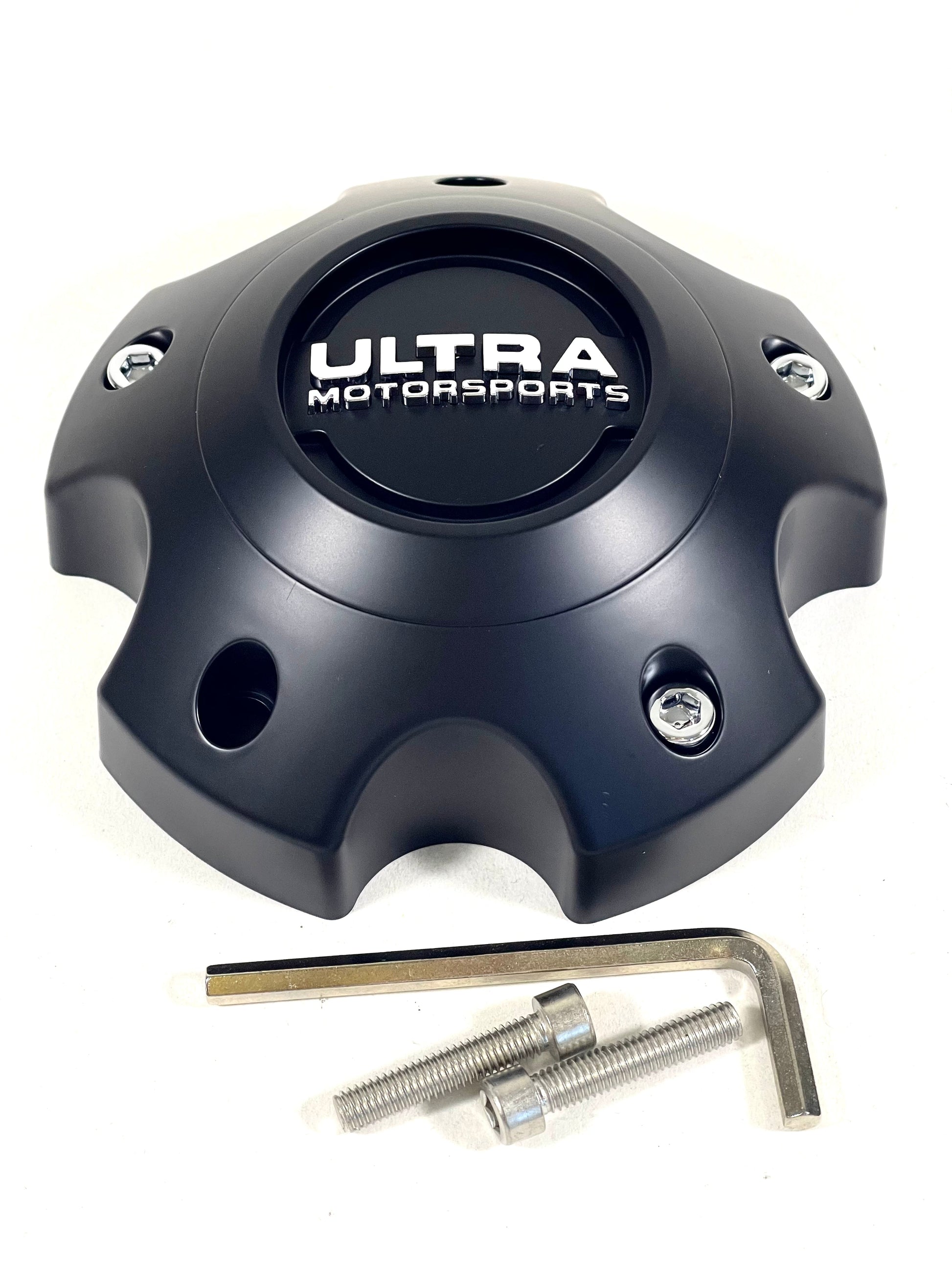 Ultra / FX Motorsports Wheels Flat Black Wheel Center Cap # 89-9755 (1 CAP)