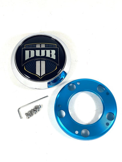 DUB Wheels 'Floater' Chrome Custom Wheel Center Cap # 1002-35-C (4 CAPS)