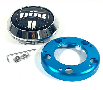 DUB Wheels 'Floater' Chrome Custom Wheel Center Cap # 1002-35-C (1 CAP)