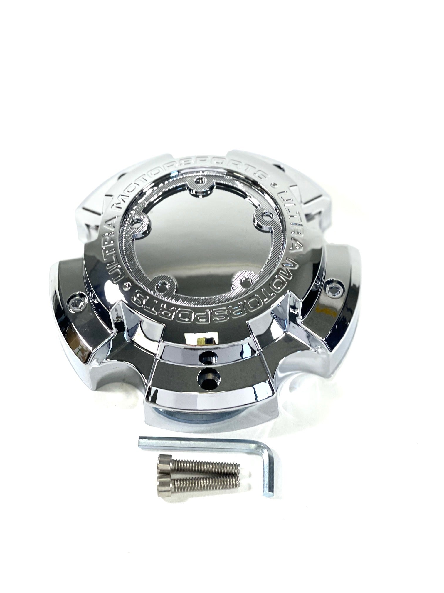 Ultra Wheels Chrome Custom Wheel Center Cap # A89-9850 / 51241680F-7 (4 CAPS)