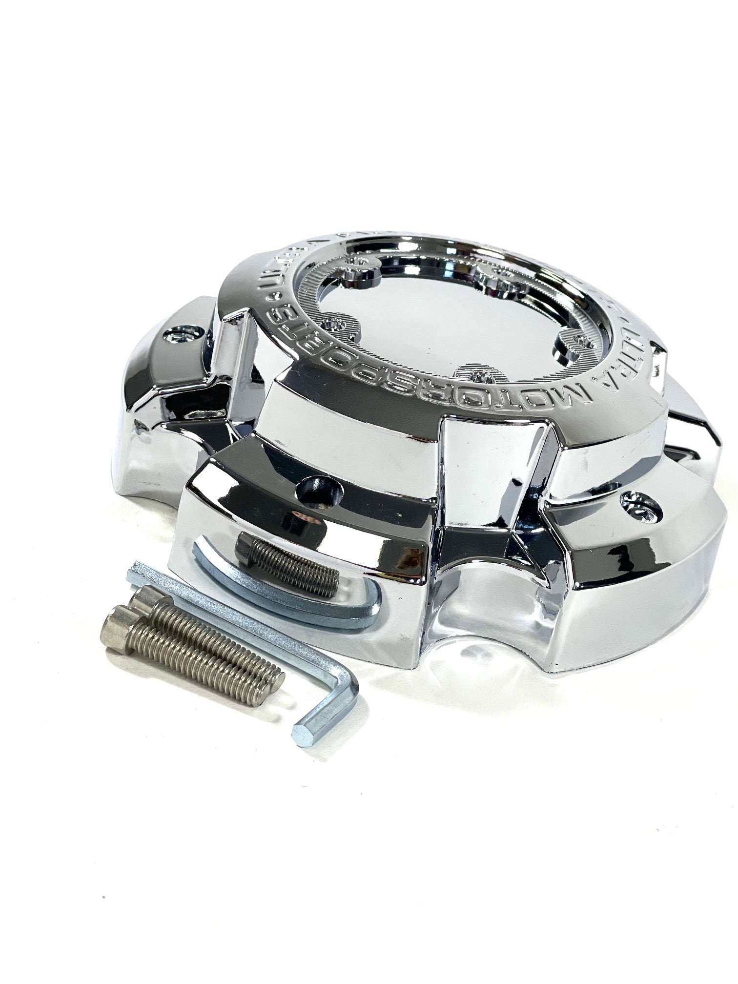 Ultra Wheels Chrome Custom Wheel Center Cap # A89-9850 / 51241680F-7 (1 CAP)