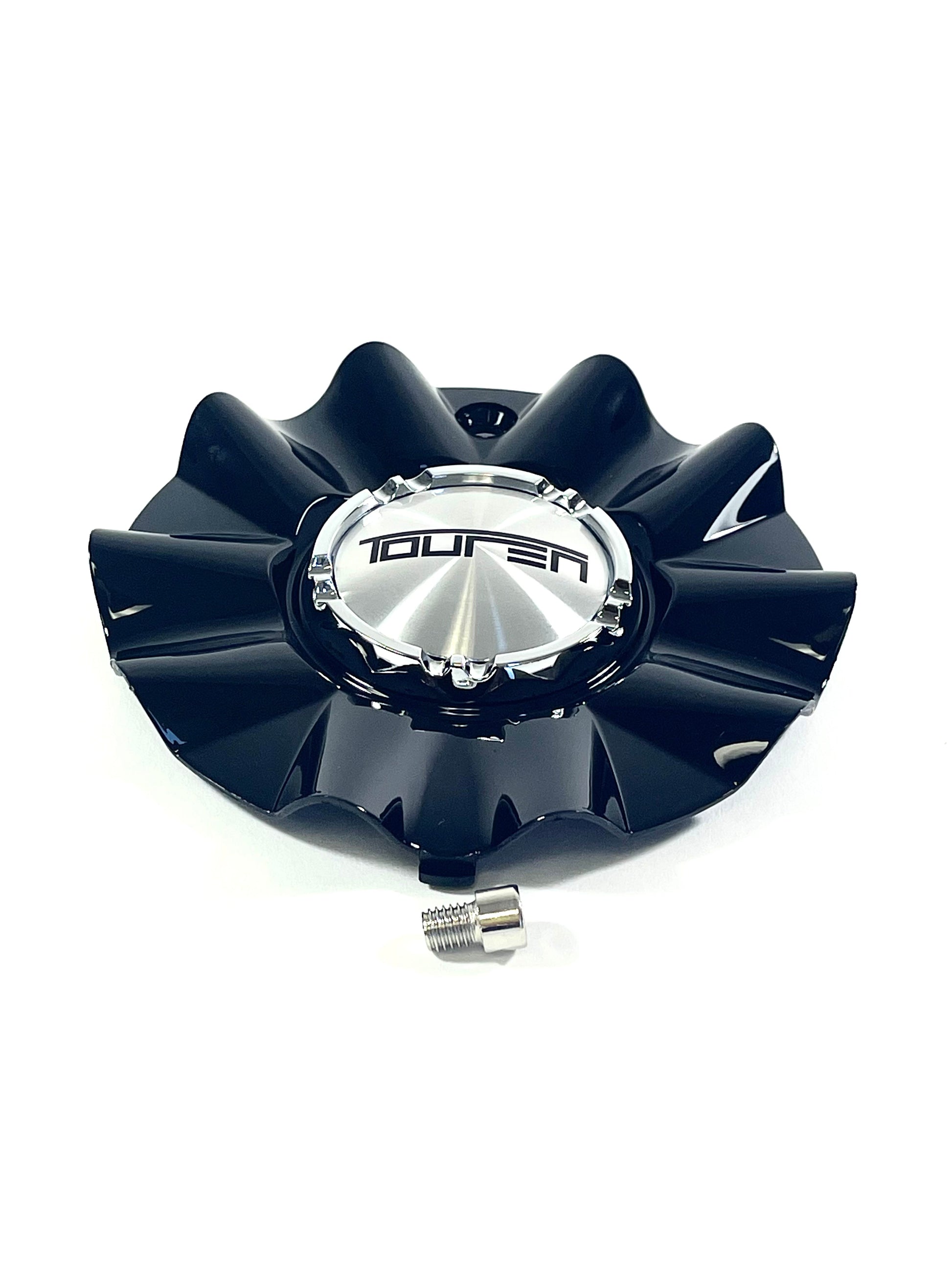 Touren Wheels Rim Center Hub Cap Gloss Black 3222 TR22 Wheels # C103222B (4 CAPS)