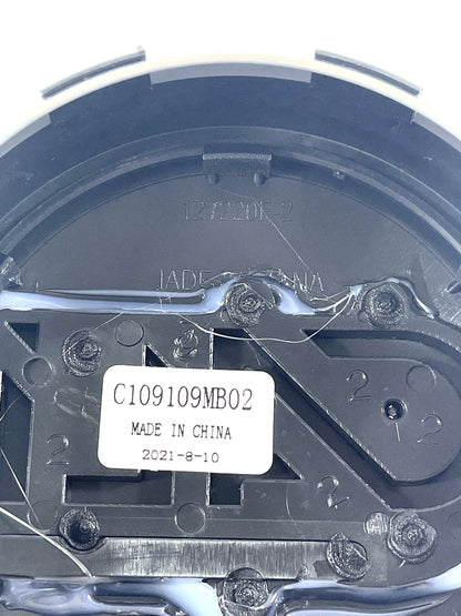 Cali Off-Road Matte Black Snap In Wheel Rim Center Cap C109109MB02 / 127220F-2 (4 CAPS)