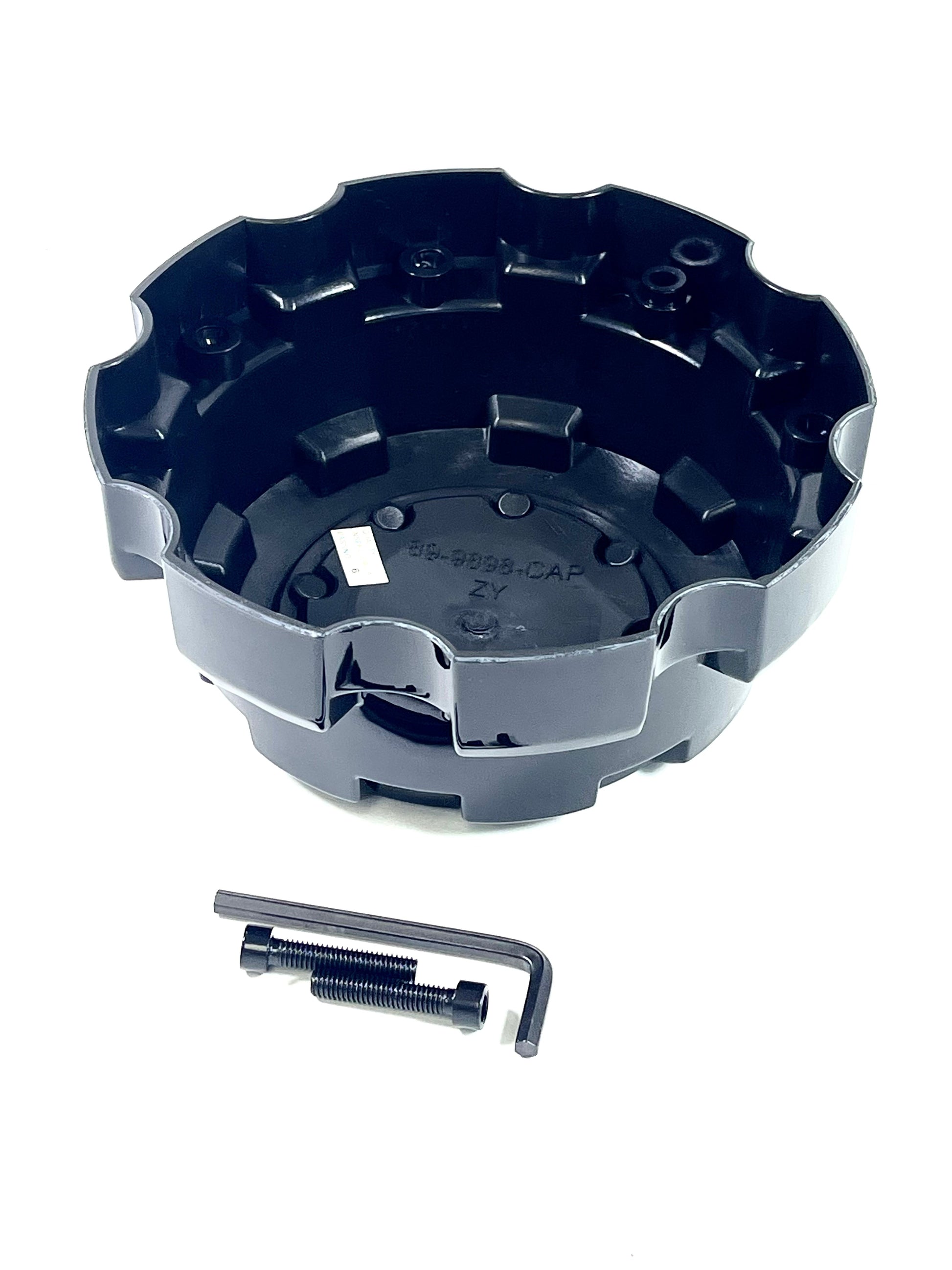 Ultra Wheels Gloss Black Custom Wheel Center Caps # 89-9898 (4 CAPS)
