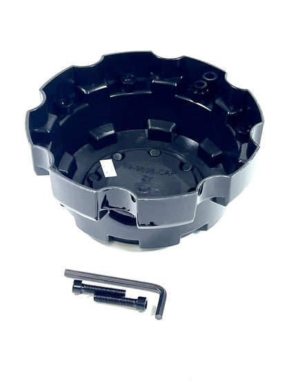 Ultra Wheels Gloss Black Custom Wheel Center Caps # 89-9898 (4 CAPS)