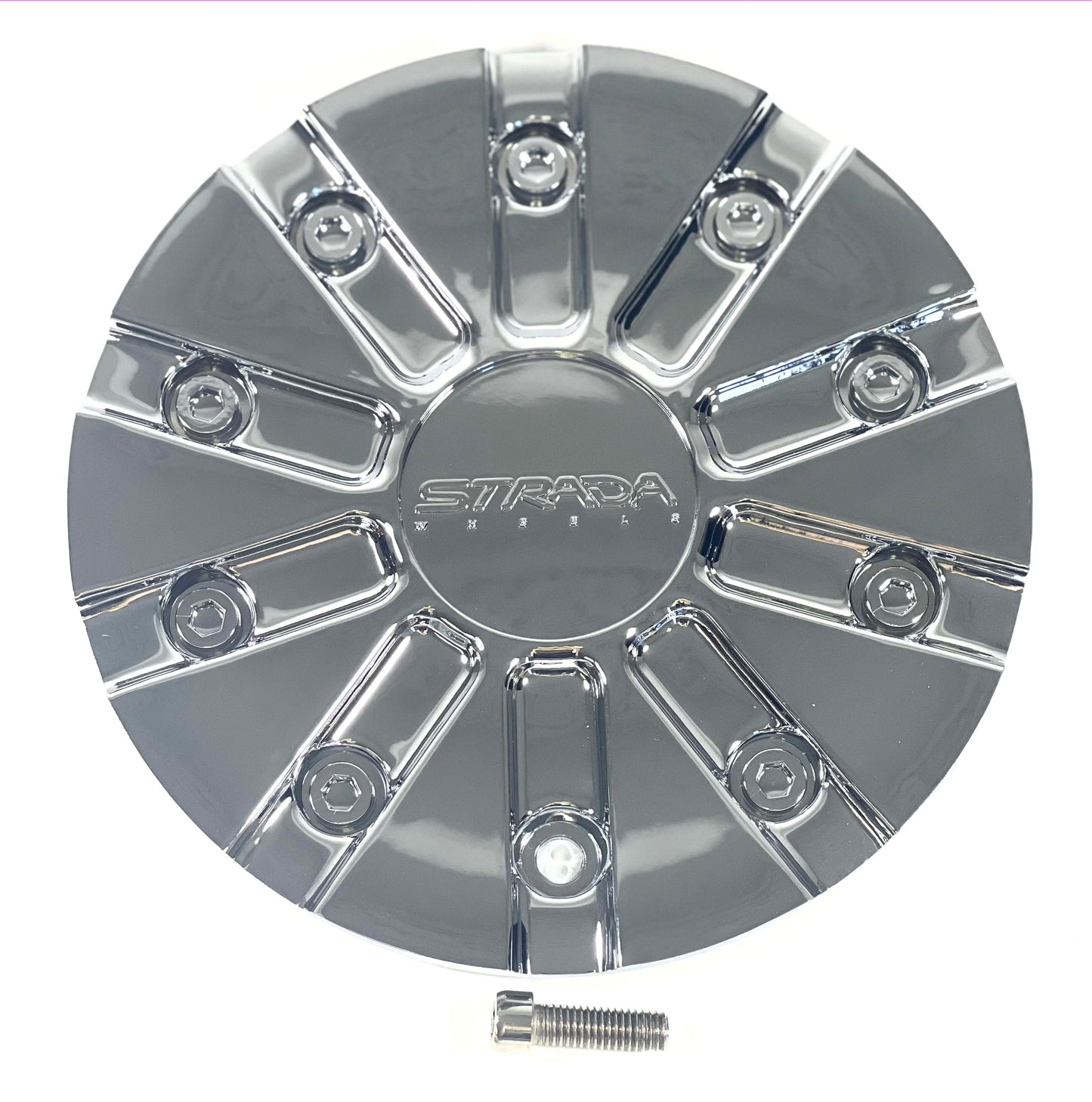 Strada Wheels Chrome Custom Wheel Center Cap Caps # PD-CAPSX-S10 (1 CAP)