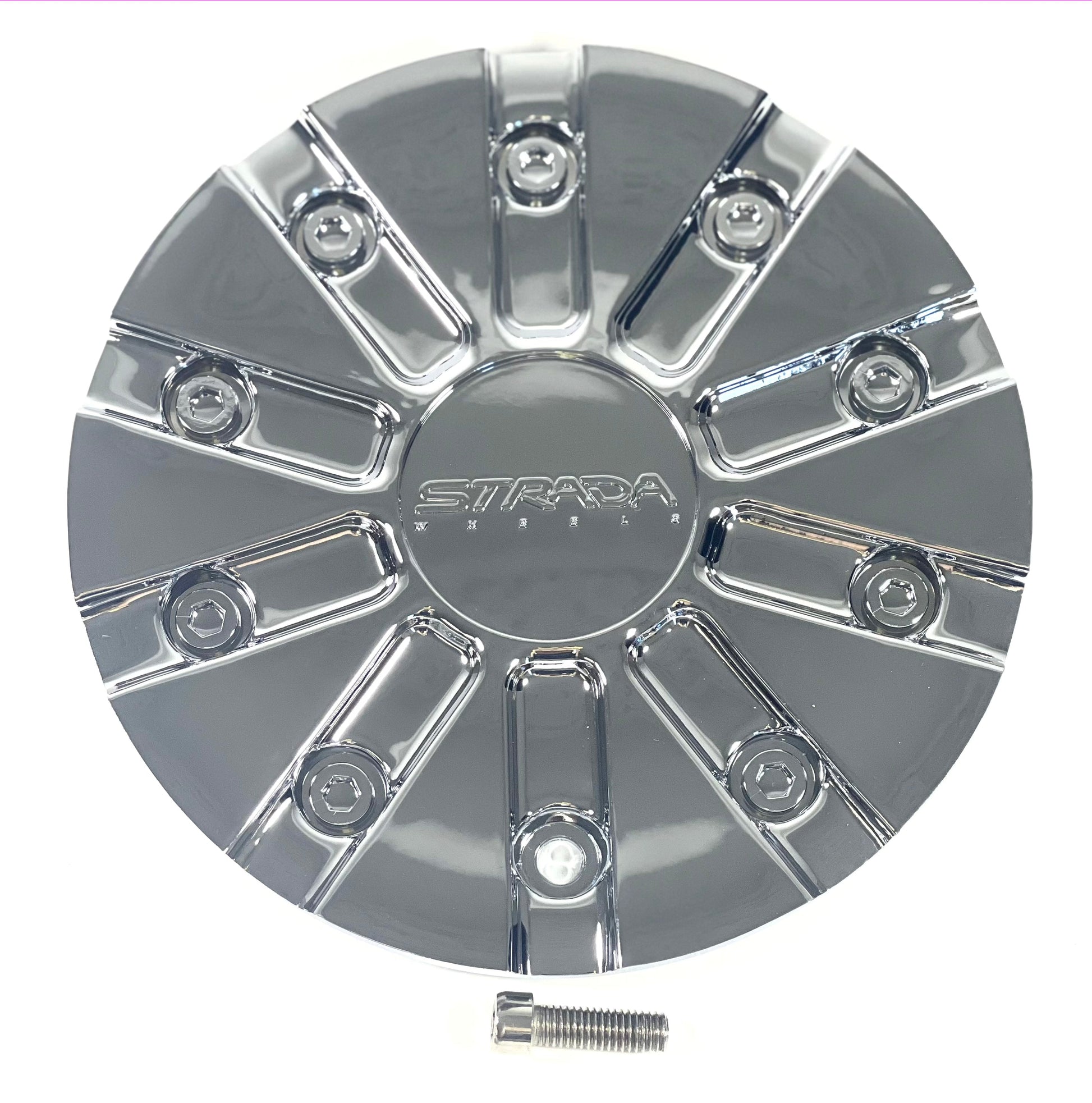 Strada Wheels Chrome Custom Wheel Center Cap Caps # PD-CAPSX-S10 (1 CAP)