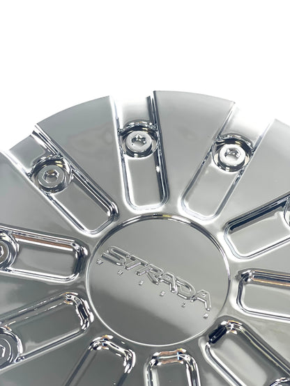 Strada Wheels Chrome Custom Wheel Center Cap Caps # PD-CAPSX-S10 (1 CAP)