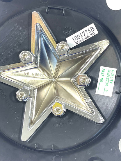 KMC XD 775 Rockstar Matte Black Wheel Center Hub Cap 8 3/8" OD 1001775B Short