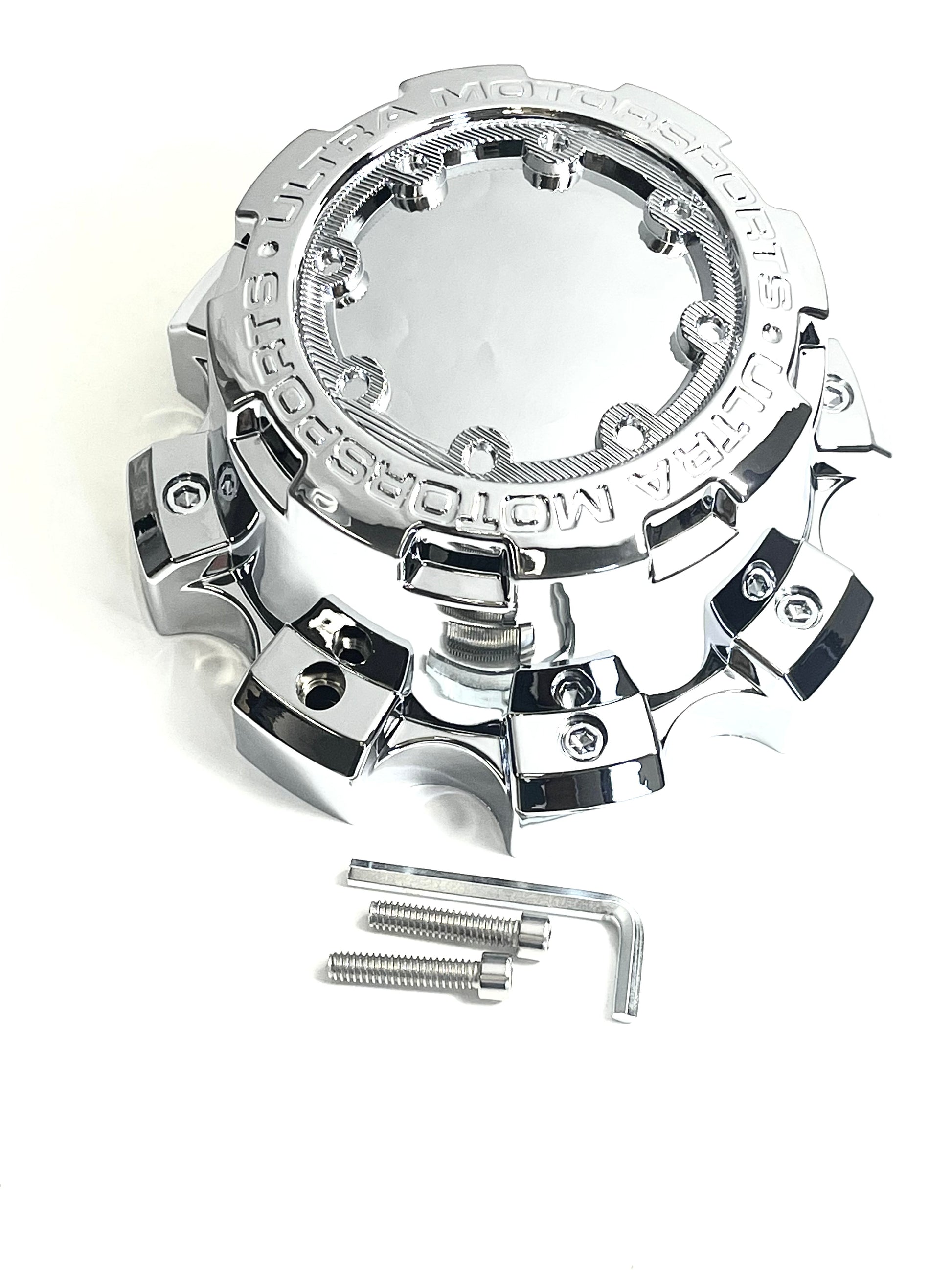 Ultra Wheels Chrome Custom Wheel Center Caps # 89-9880 / C800804 (1 CAP)