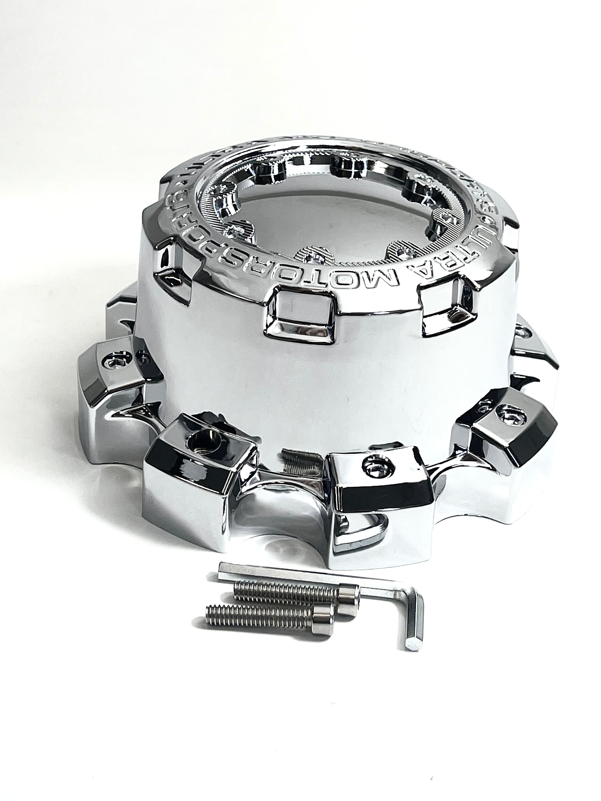 Ultra Wheels Chrome Custom Wheel Center Caps # 89-9880 / C800804 (1 CAP)