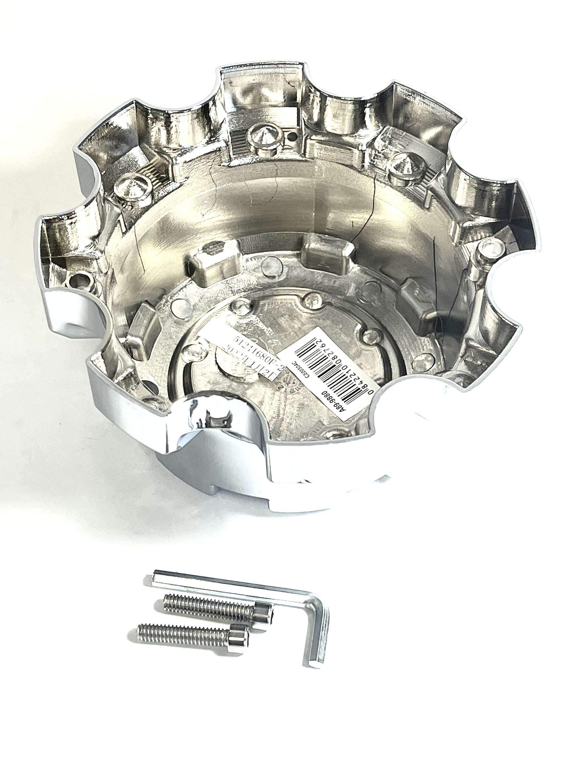 Ultra Wheels Chrome Custom Wheel Center Caps # 89-9880 / C800804 (1 CAP)