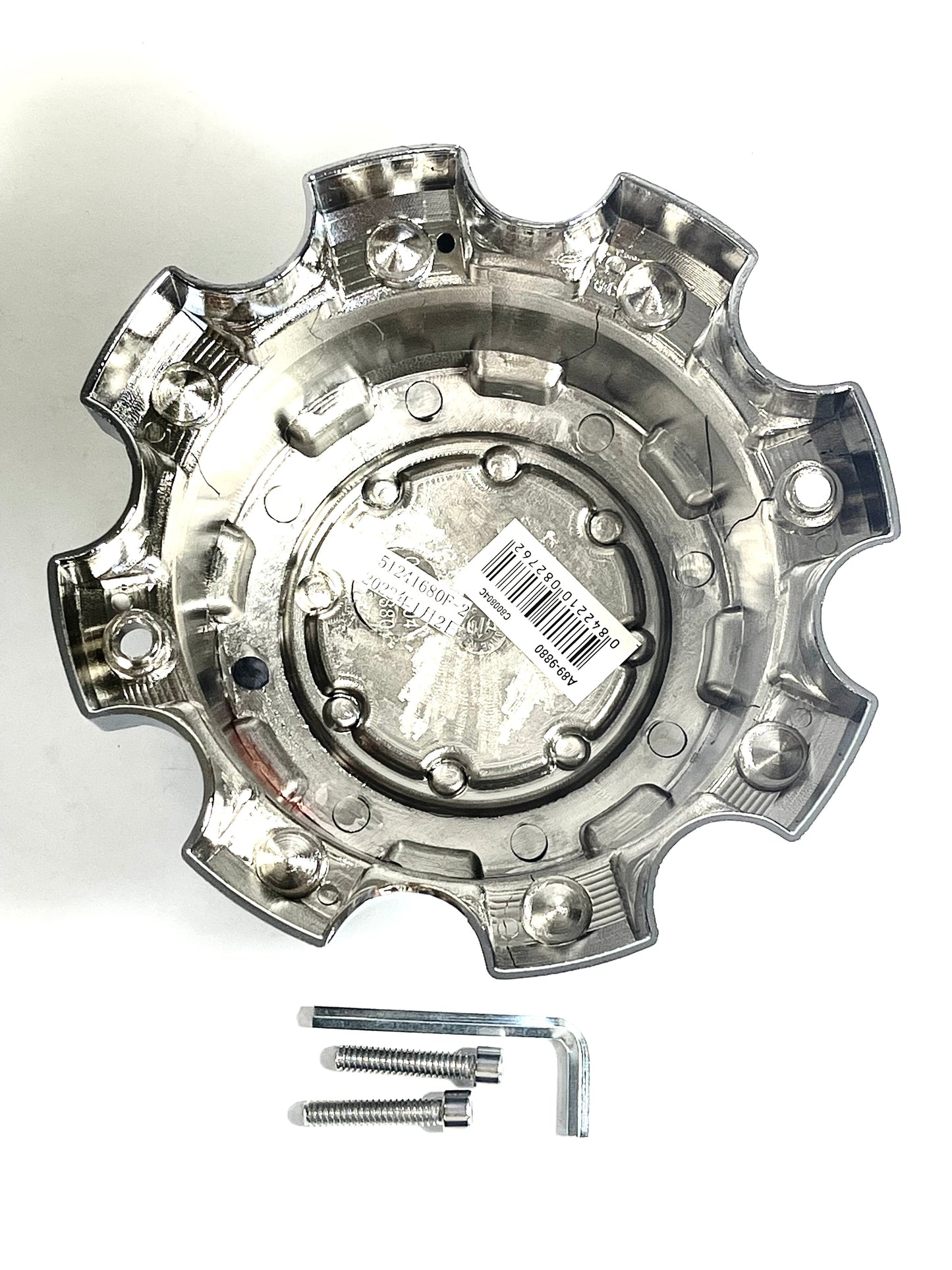 Ultra Wheels Chrome Custom Wheel Center Caps # 89-9880 / C800804 (1 CAP)