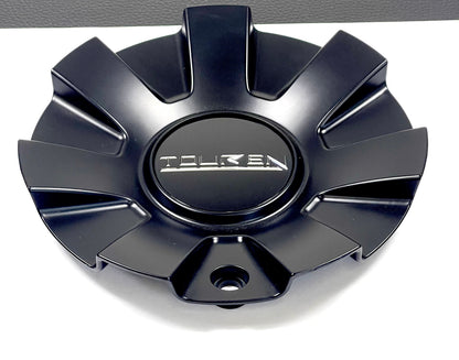 Touren C1032603MB Wheel Rim Center Hub Cap Matte Black (1 CAP)