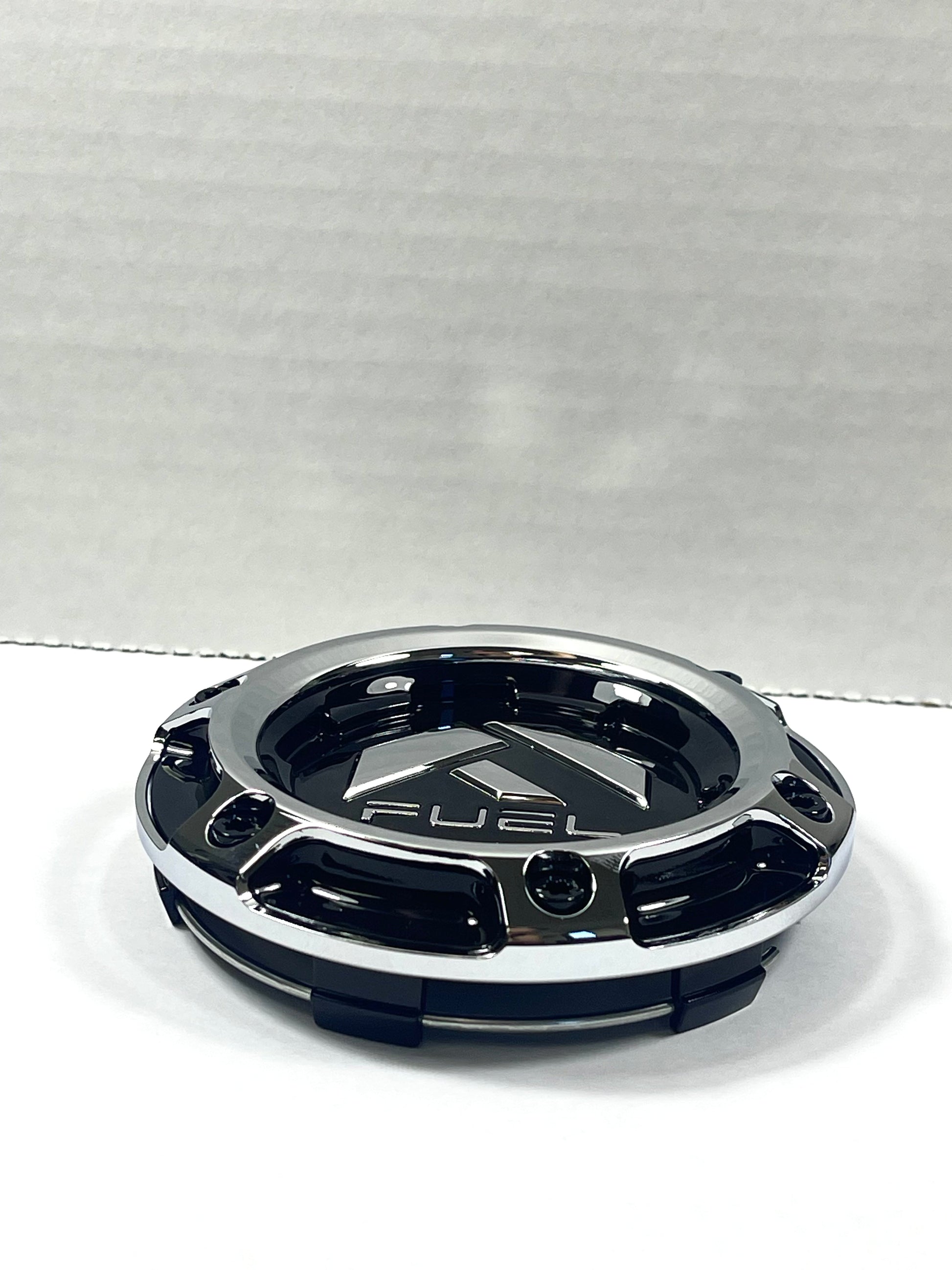 Fuel Off-Road Gloss Black / Chrome Wheel Center Cap 1006-78GB SNAP IN NEW