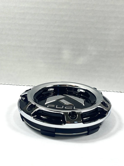 Fuel Off-Road Gloss Black / Chrome Wheel Center Cap 1006-78GB SNAP IN NEW