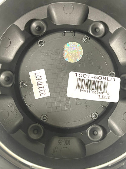 Fuel Offroad Wheels Flat Black / Gloss Black Logo Custom Wheel Center Cap # 1001-60BLD / 1000-55 (4 CAPS)