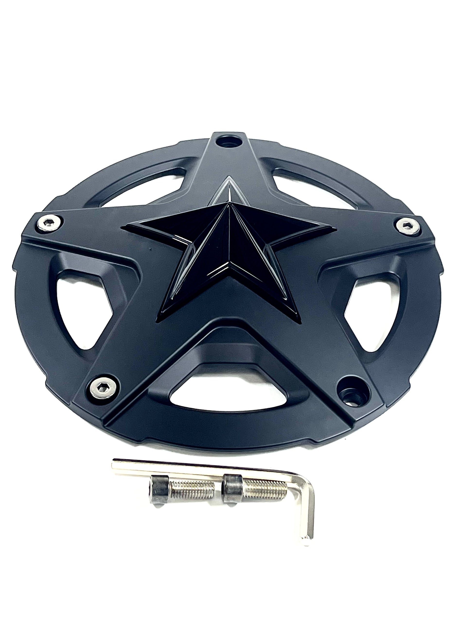 XD Series Matte Black Wheel Center Hub Cap 4/5/6/8Lug XD827 Rockstar III 827CAP