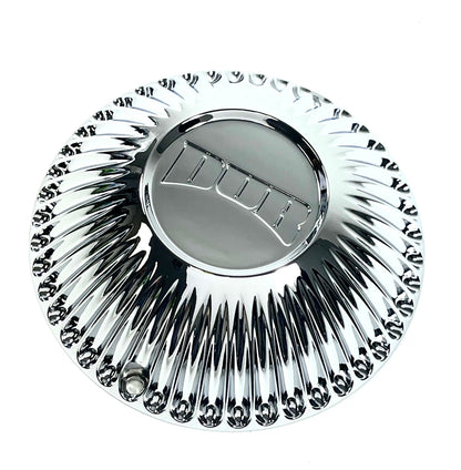 DUB Wheels Chrome Custom Wheel Center Caps # 8760-15 (4 CAPS) Bellagio Spinner