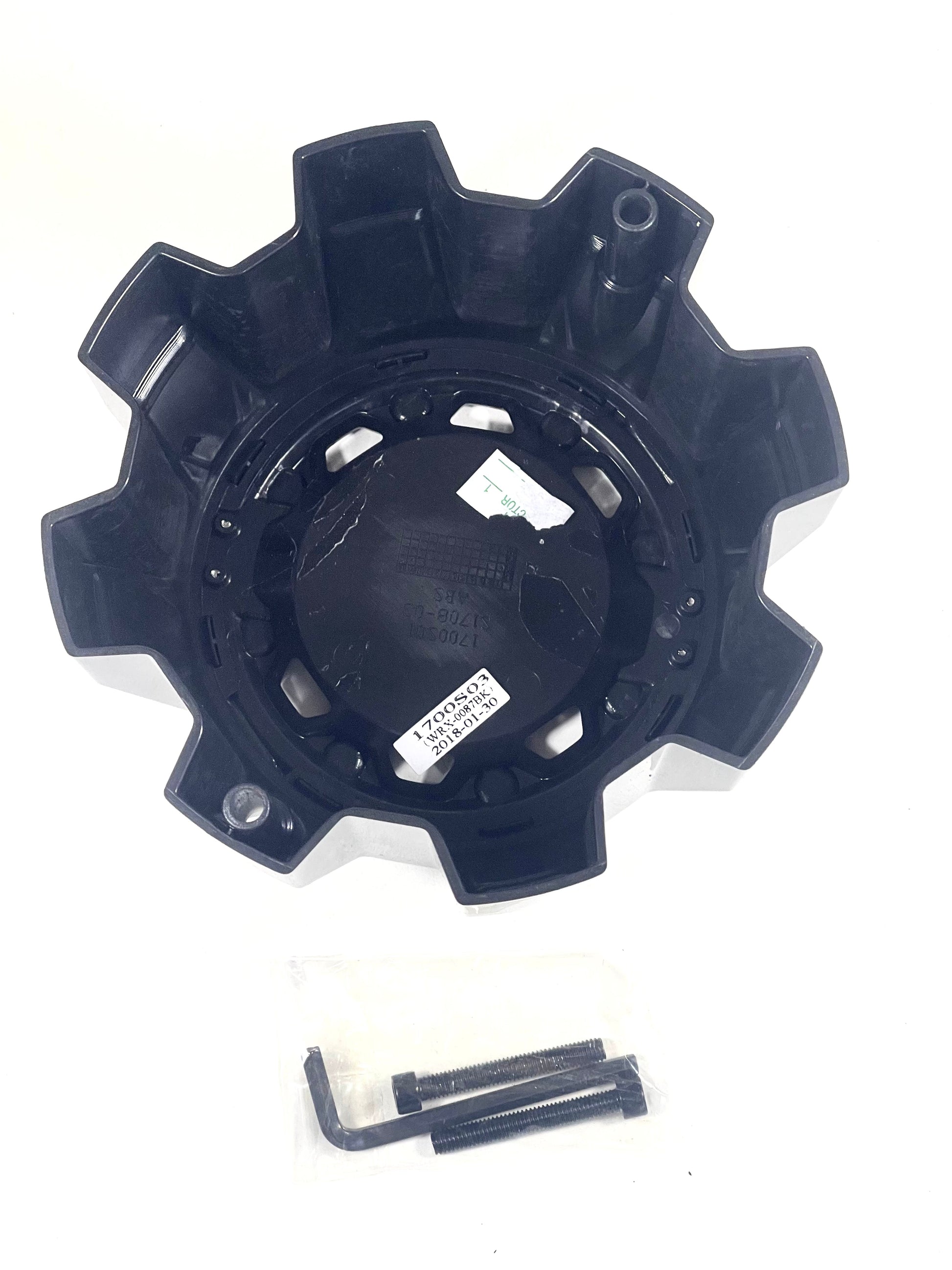 WORX / Ultra Motorsports Gloss Black Wheel Center Cap 83182090F-1B A89-0087BK + SCREWS